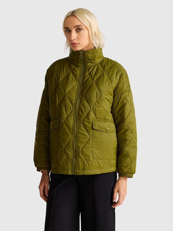 Chaqueta de nailon acolchada Mujer