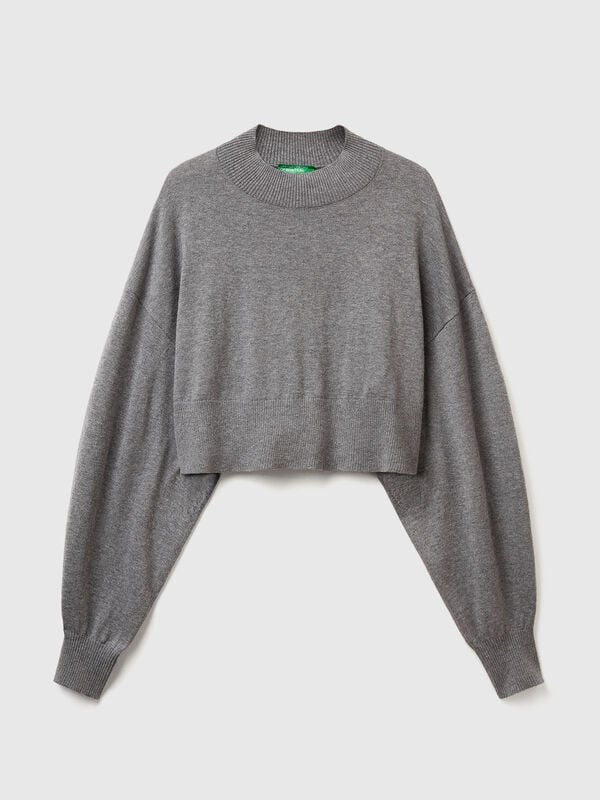 Suéter de cuello alto corto Suéter de cuello alto corto Mujer