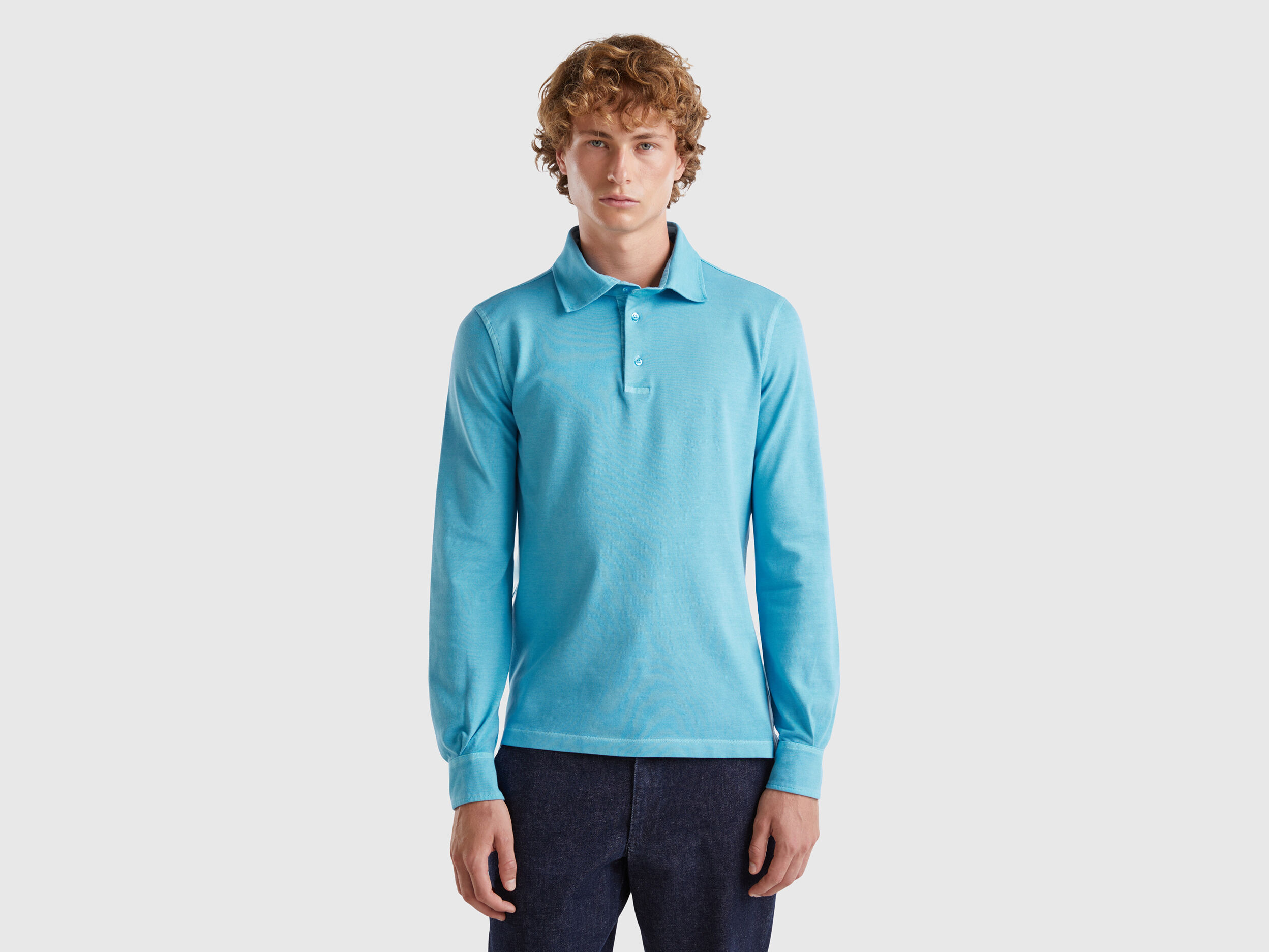 Polos Manga Larga Hombre Nueva Coleccion Benetton