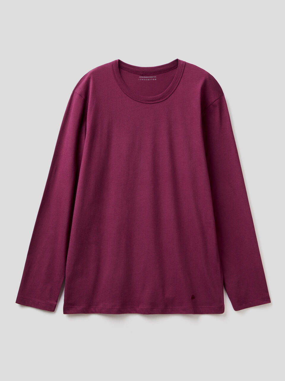 T-shirt in long fiber cotton image number 1