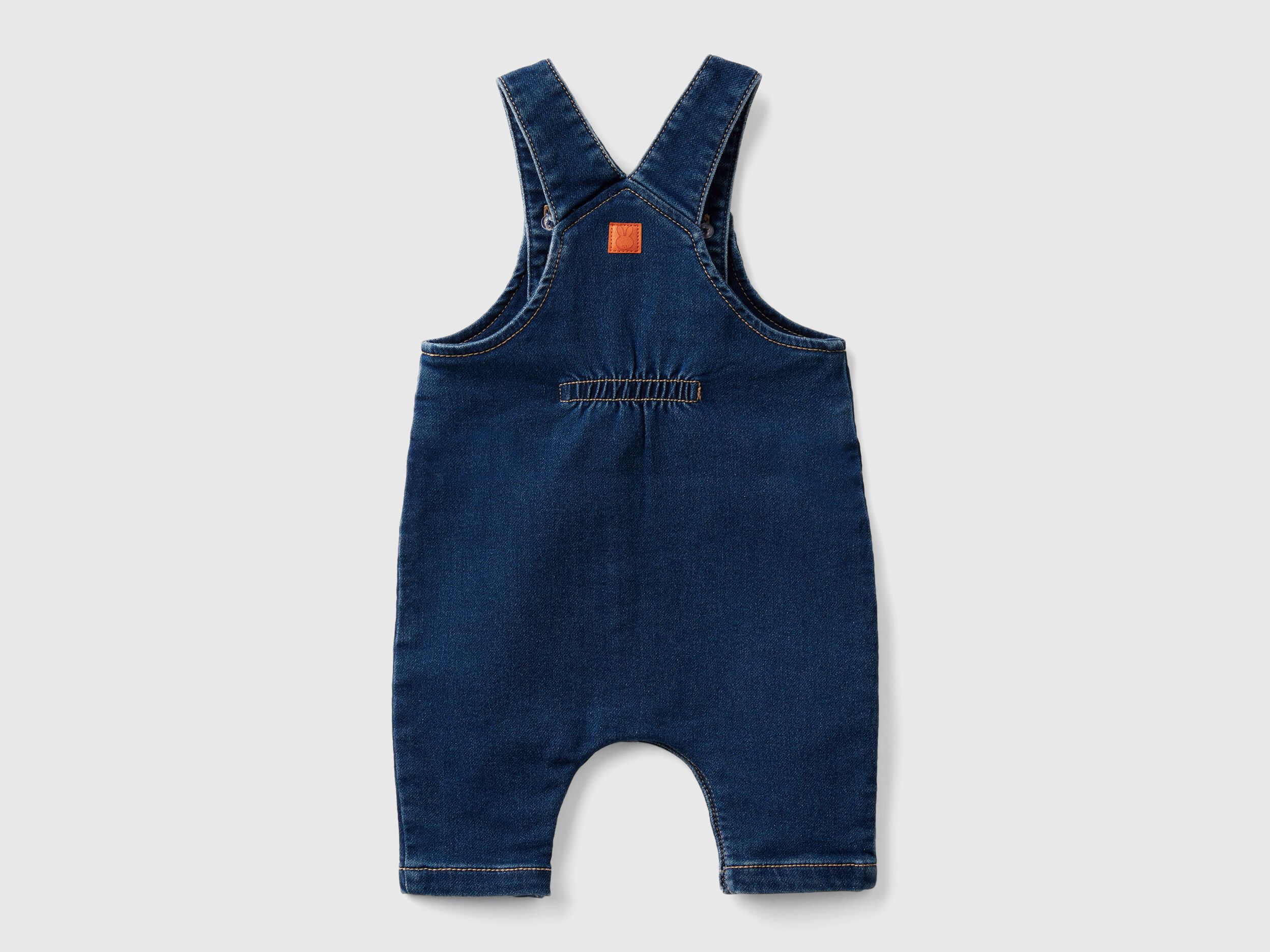 品良く着こなすため fit baggy look Denim dungarees Benetton | Blue - バッグ
