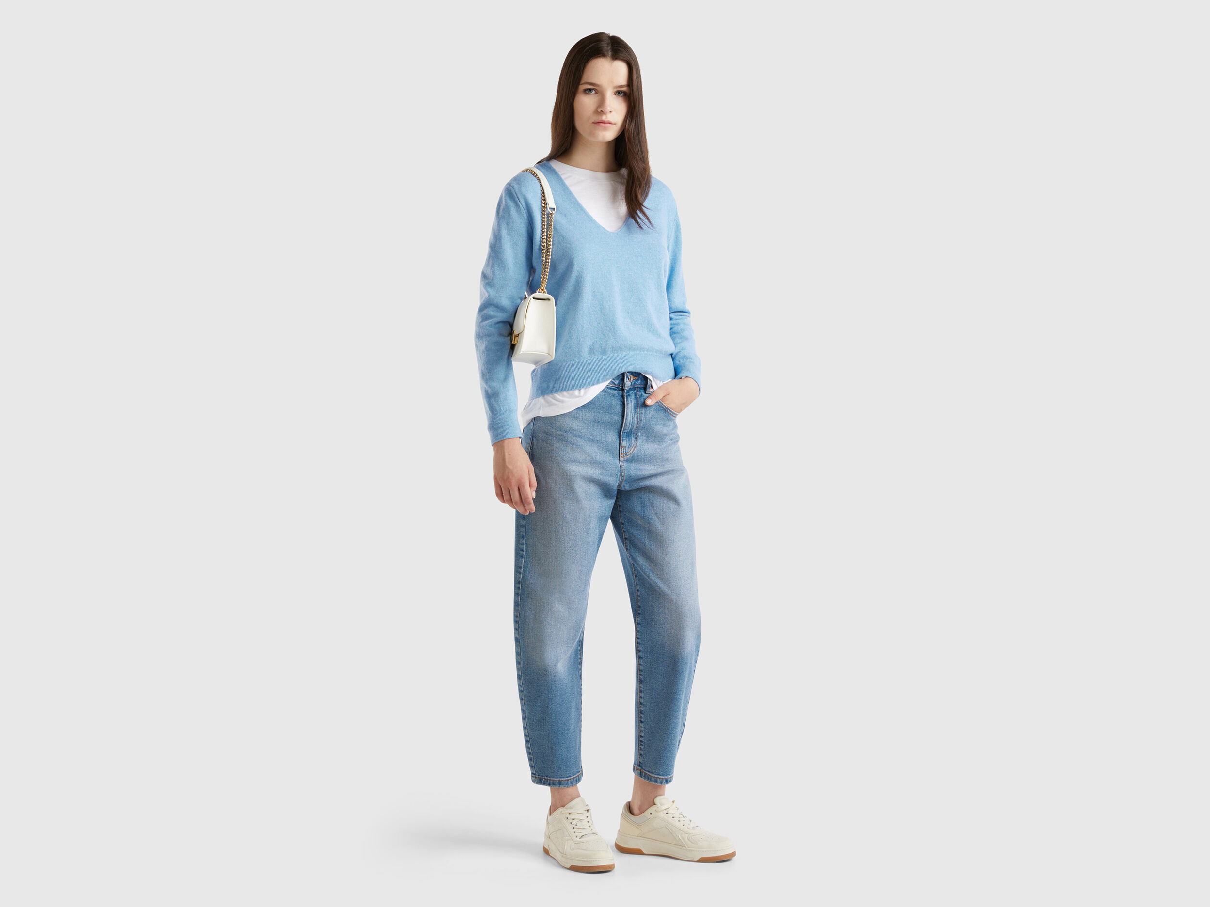 Women s Mom Fit Jeans New Collection 2024 Benetton