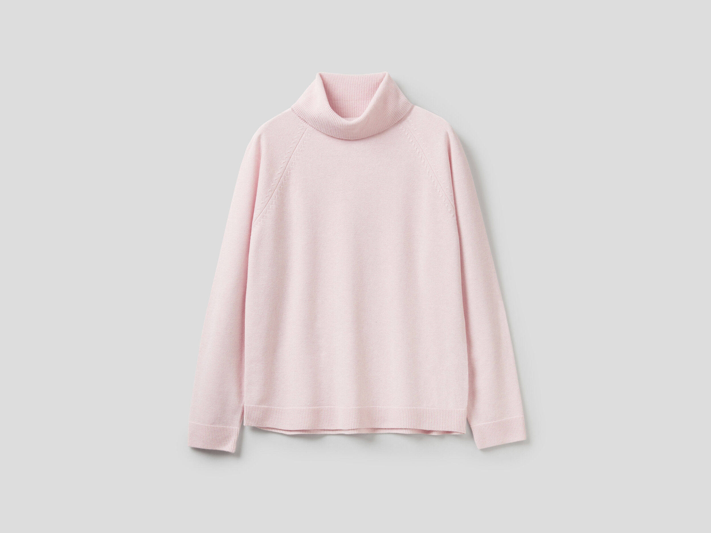 Baby pink outlet turtleneck sweater