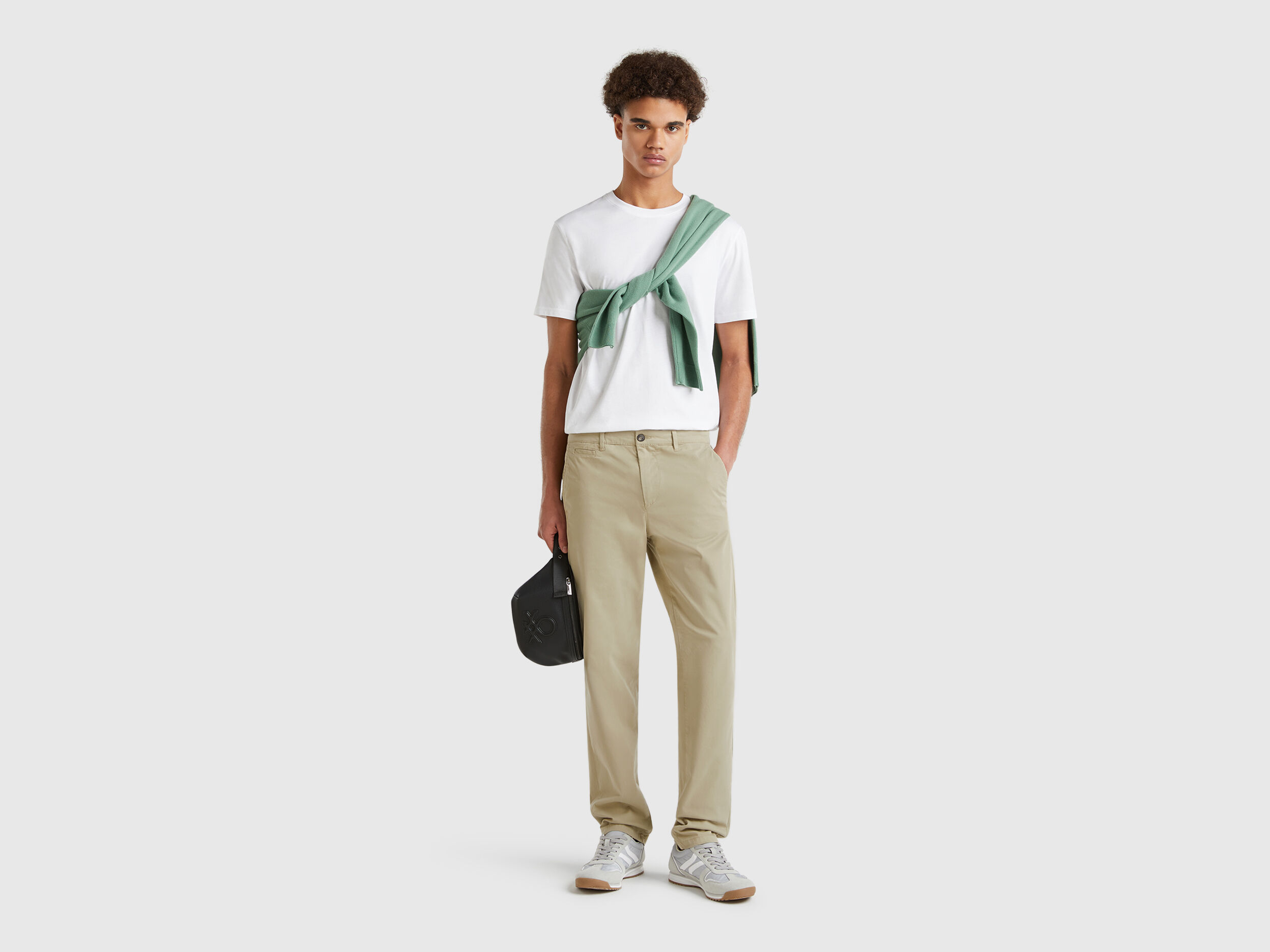 Men's Slim Fit Trousers New Collection | Benetton