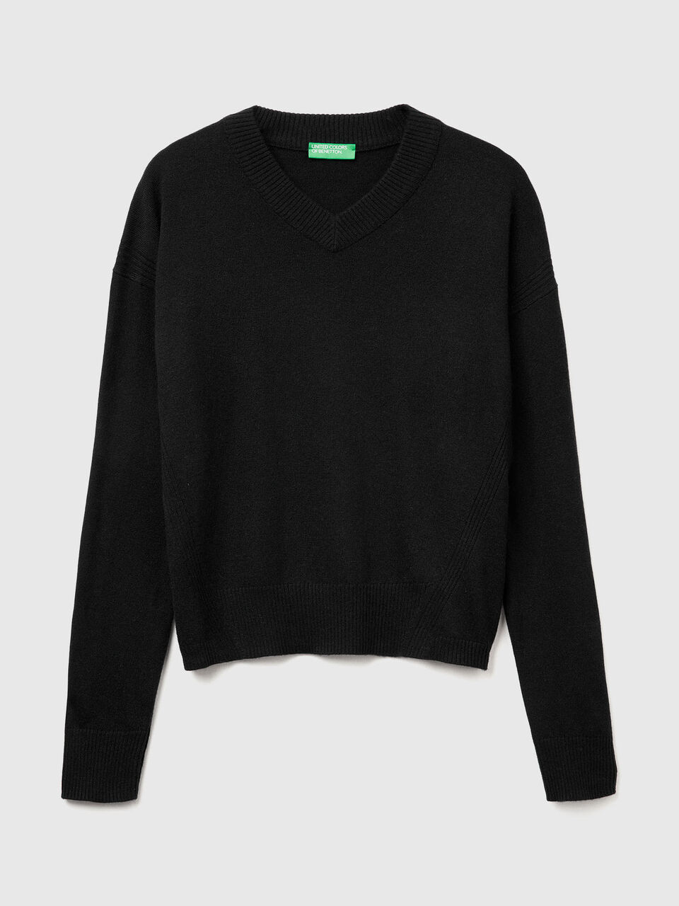 V NECK SWEATER L/S Mujer image number 1