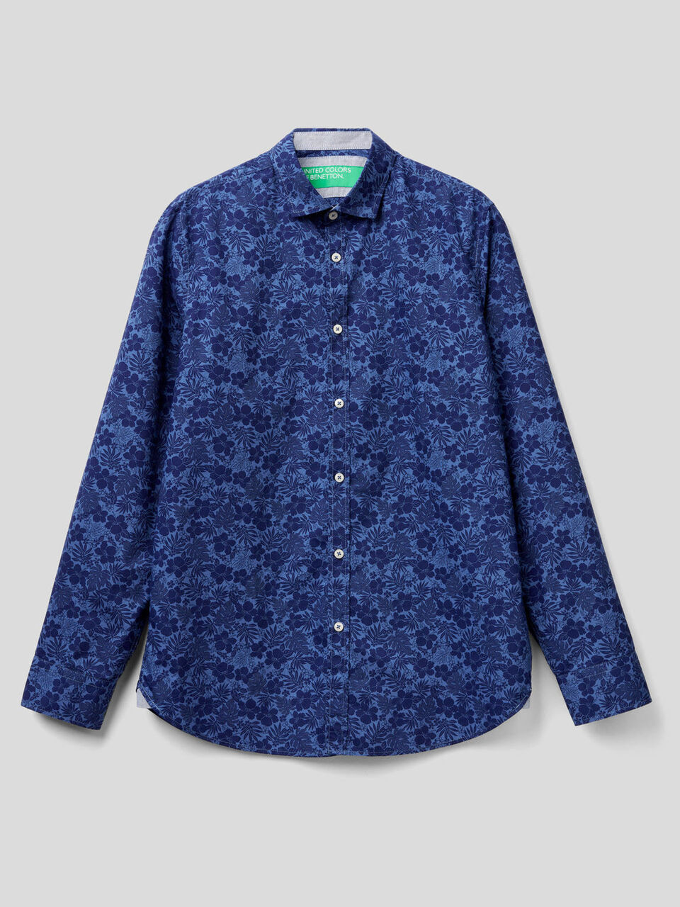 Camisa slim fit estampada image number 1