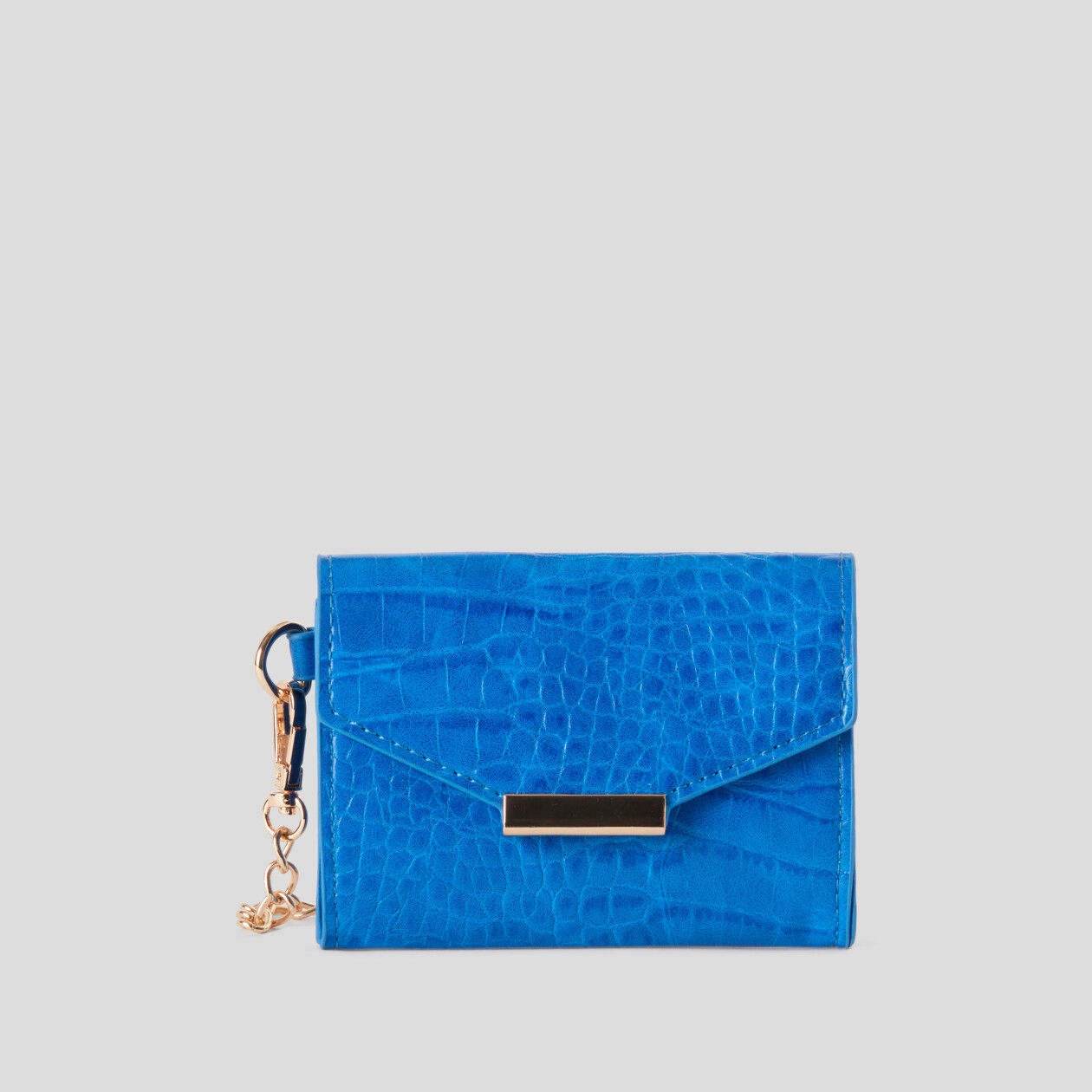 Blue sale crocodile purse