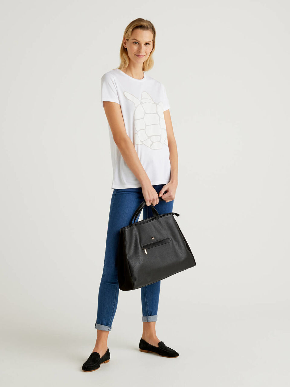 Shopping bag with two compartments image number 2