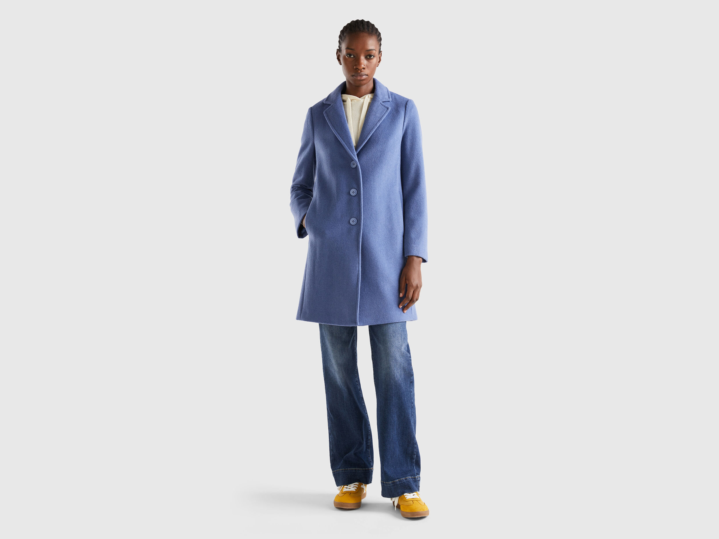 Benetton cappotti donna sale