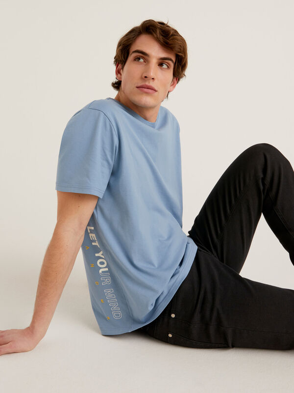 T-shirt with prints and embroidery Men