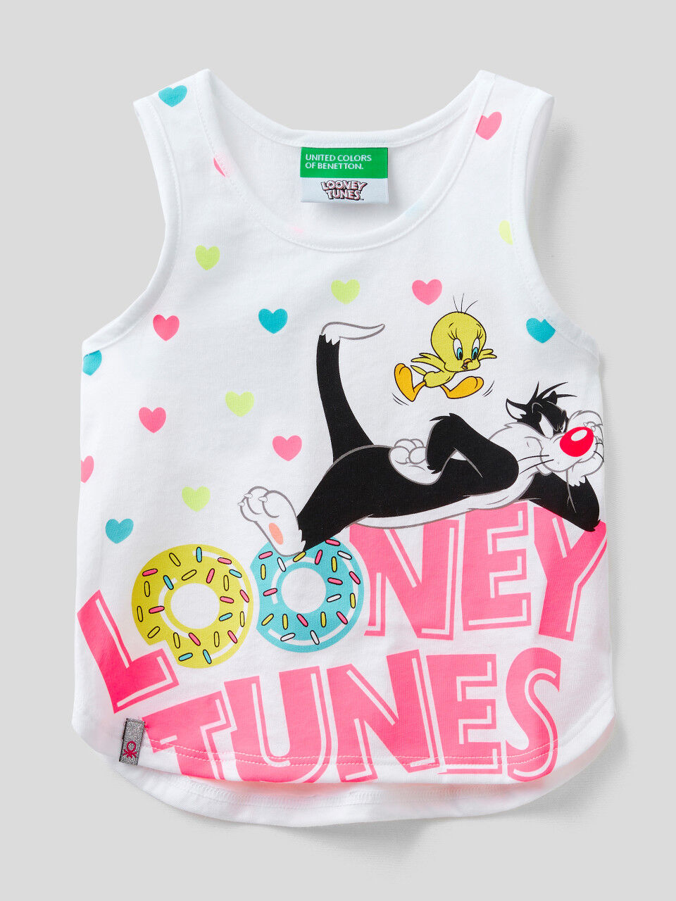 Canotta Looney Tunes United Colors of Benetton Bambina Abbigliamento Top e t-shirt Top Tank top 