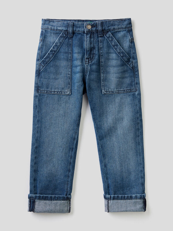 Loose fit jeans in "Eco-Recycle" denim Junior Boy