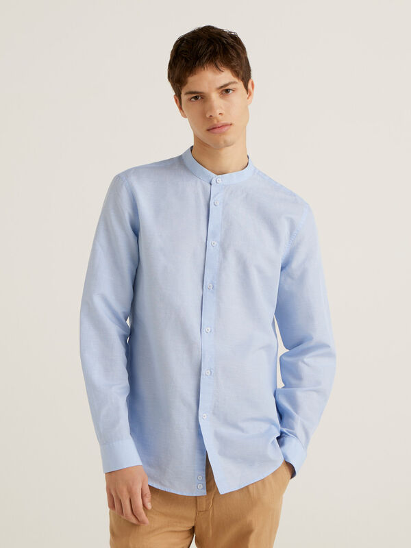 Men's Mandarin Collar Shirts New Collection 2023