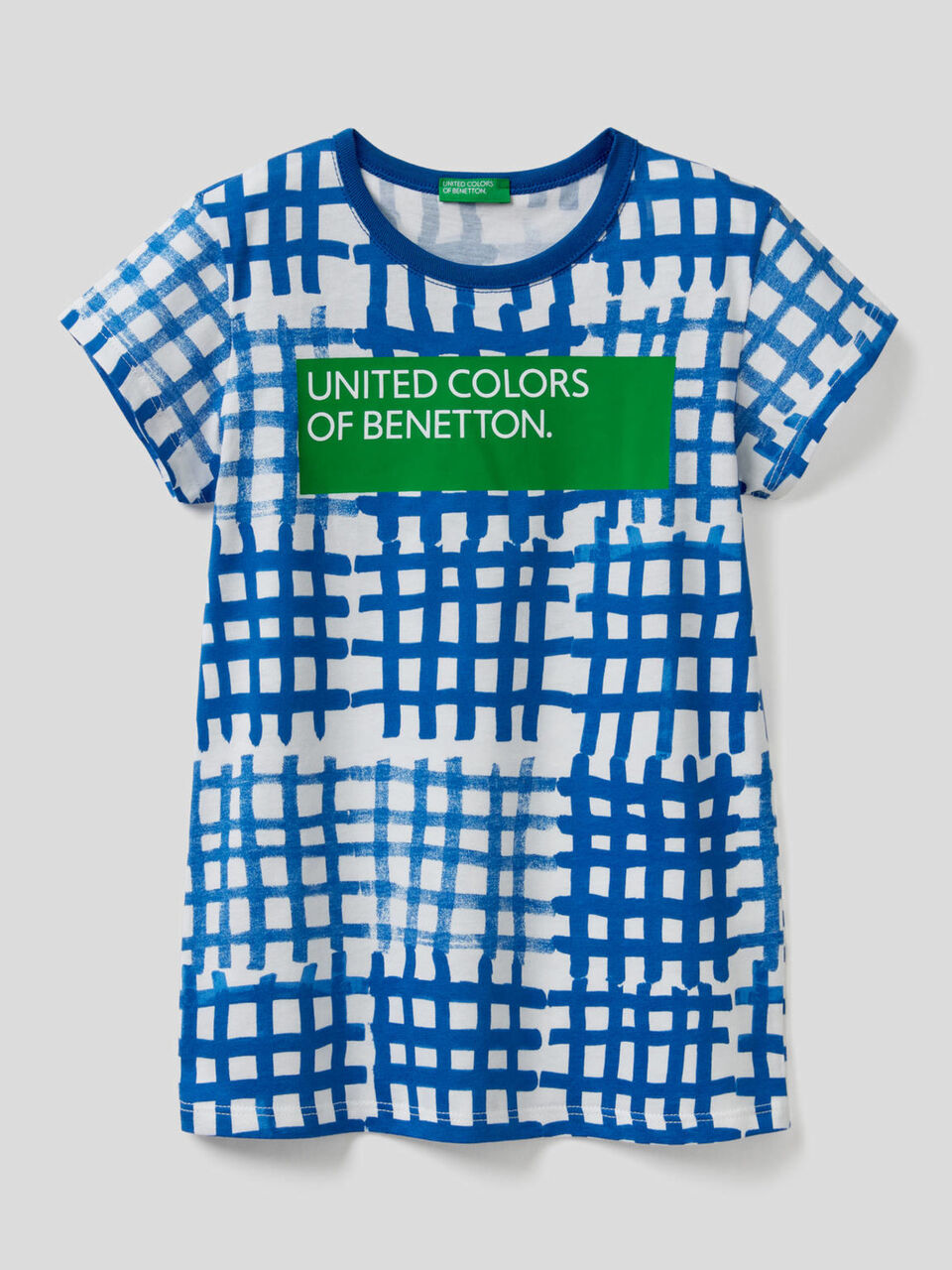 T-shirt with allover logo print image number 1