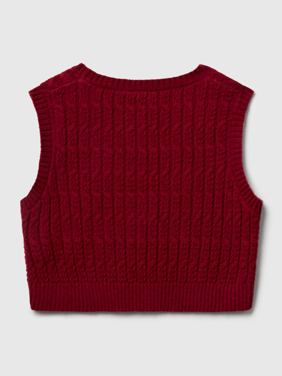 SLEEVELESS SWEATER Niña image number 2