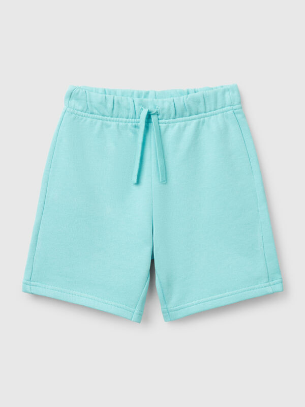 Bermuda shorts in cotton fleece Junior Boy