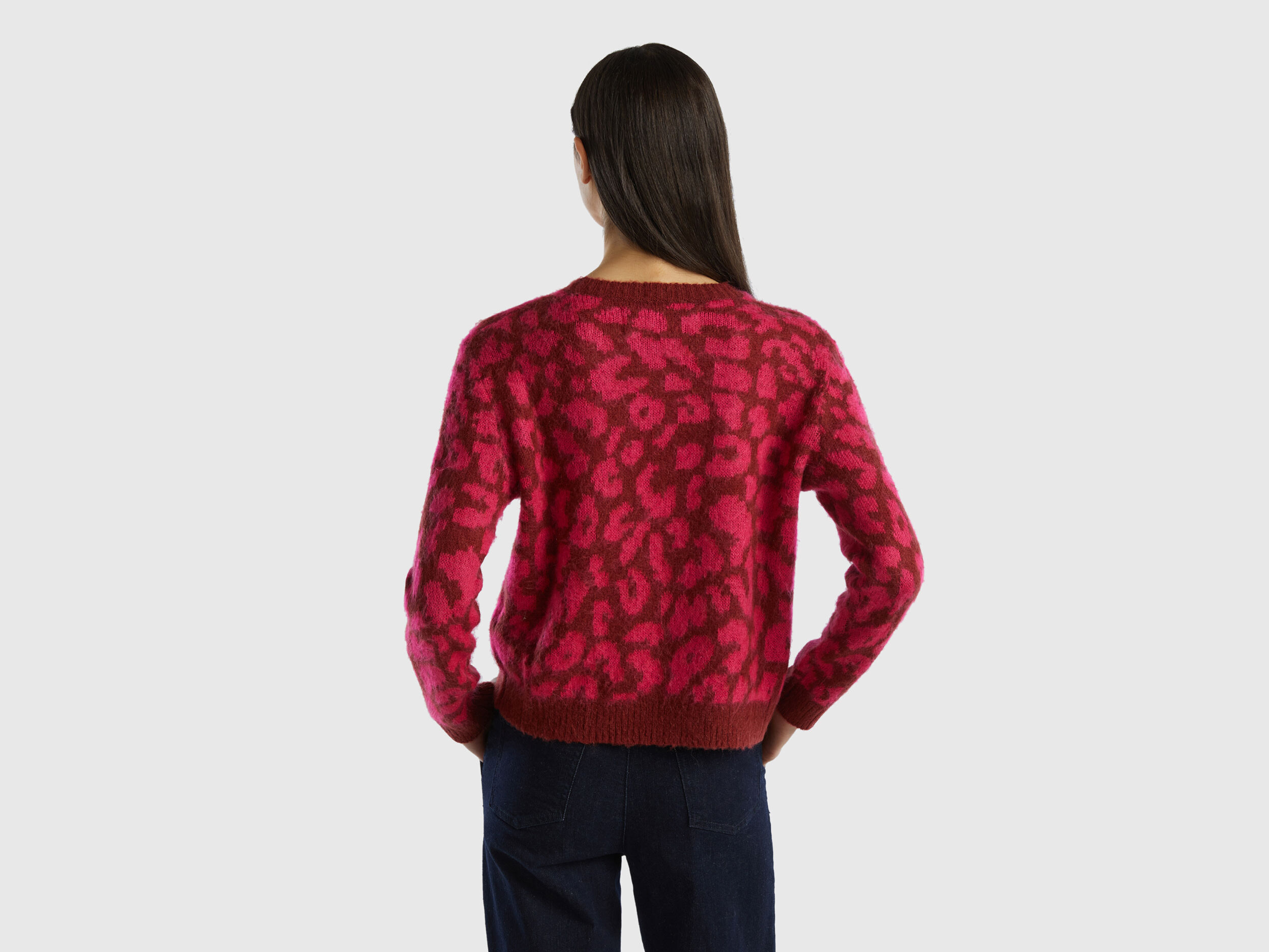 Red animal print jumper outlet