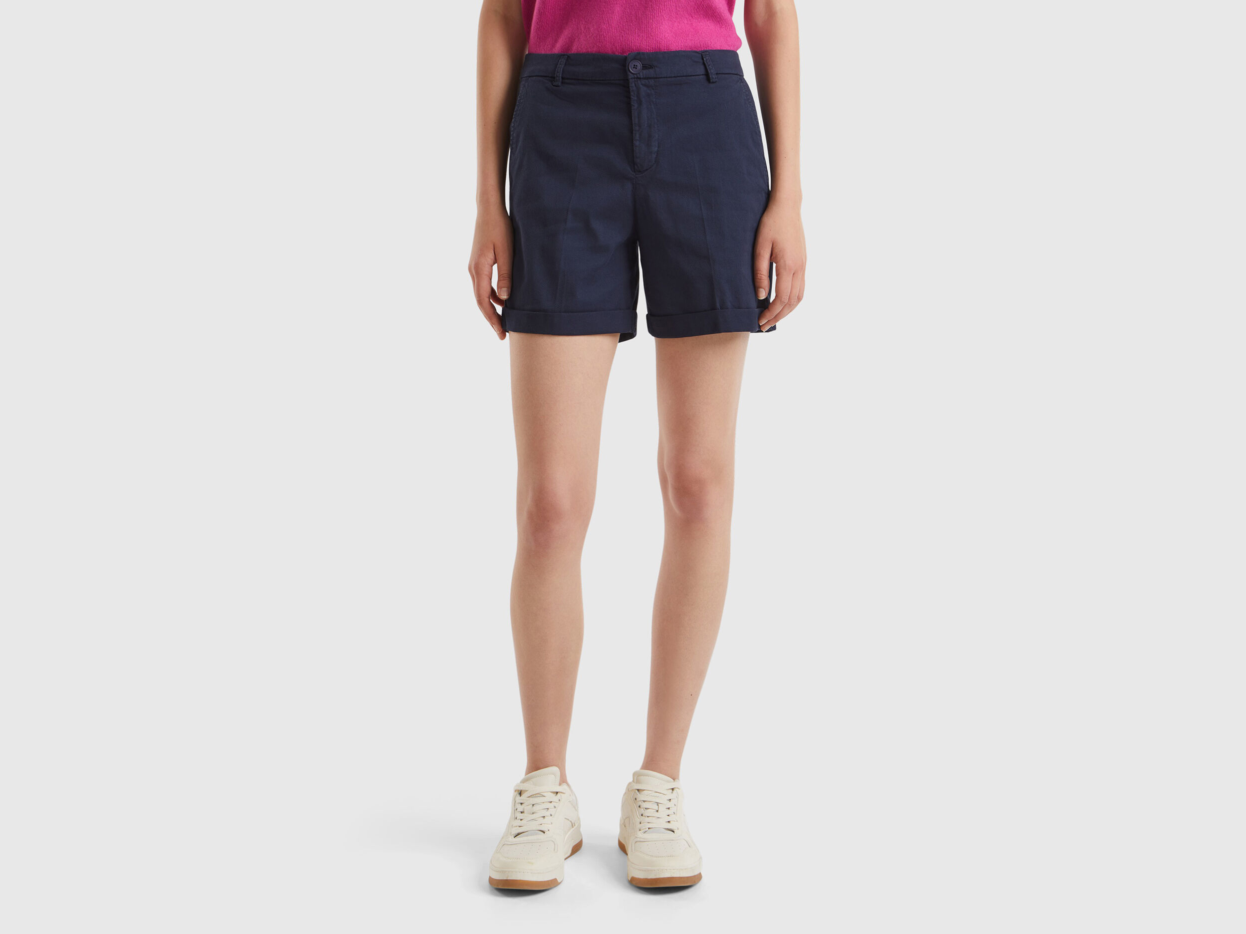 Bermudas benetton mujer hot sale