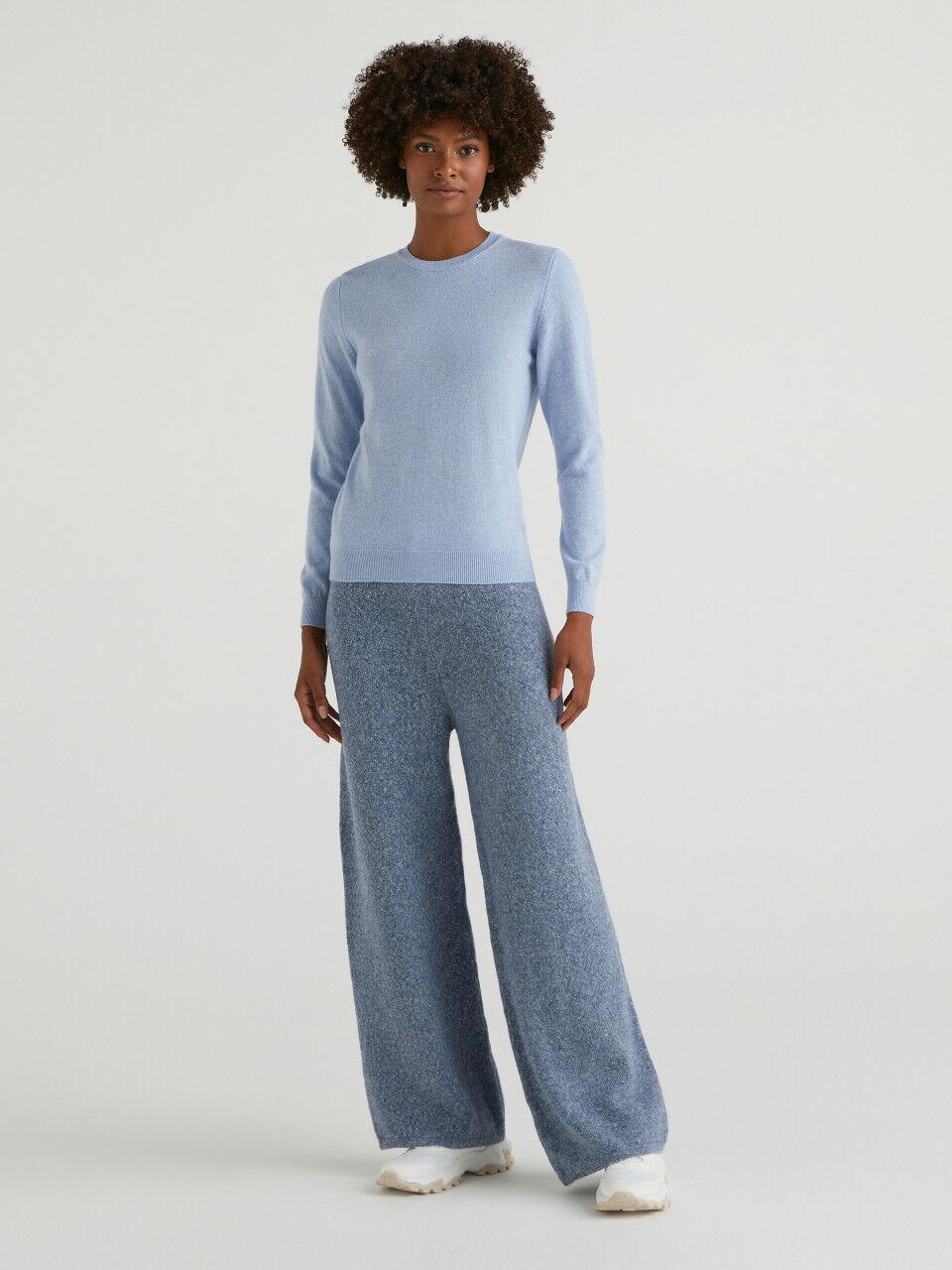 Knitted Wide Leg Trousers | Finery London | M&S