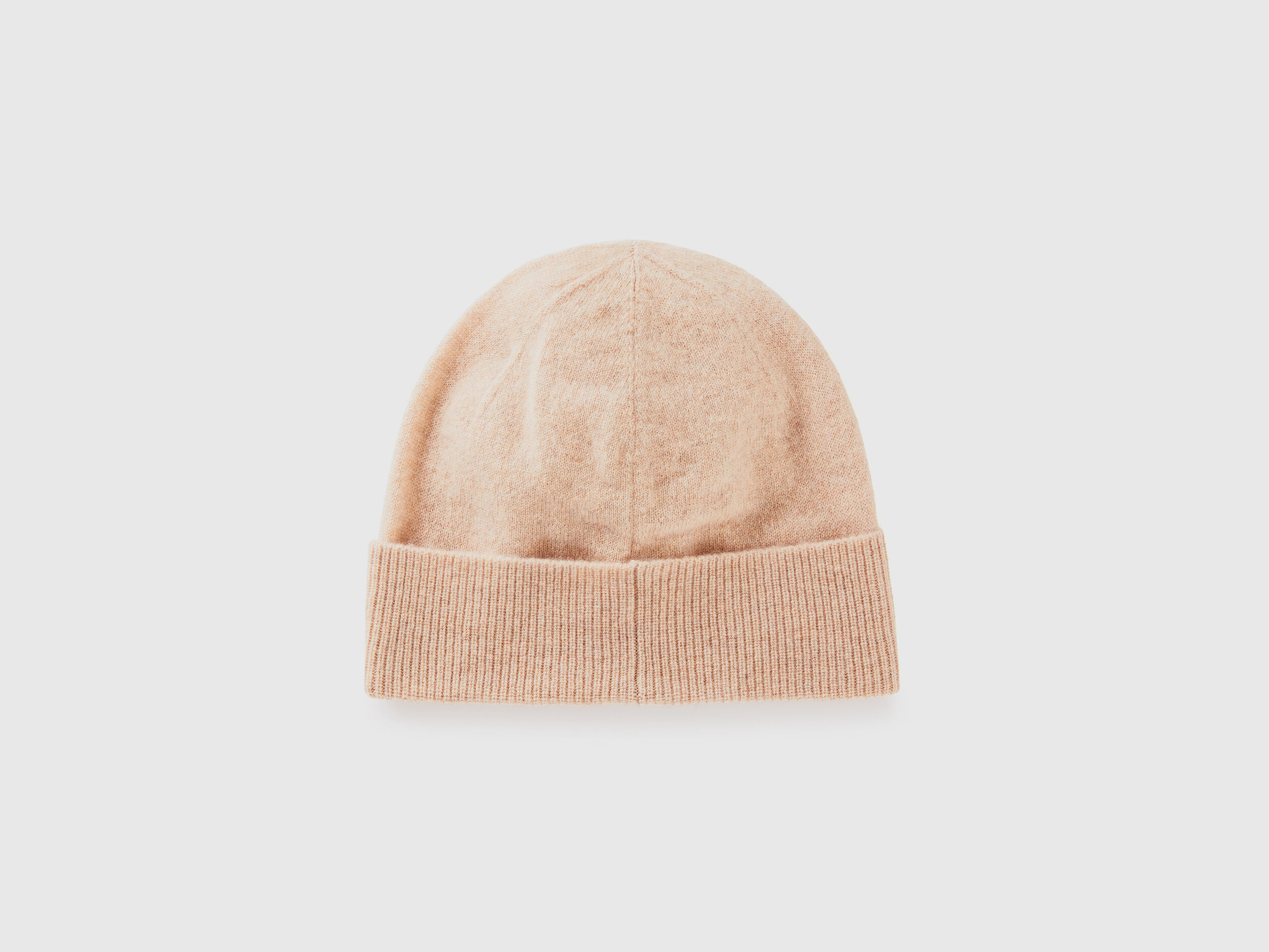 Pure cashmere hat - Beige | Benetton