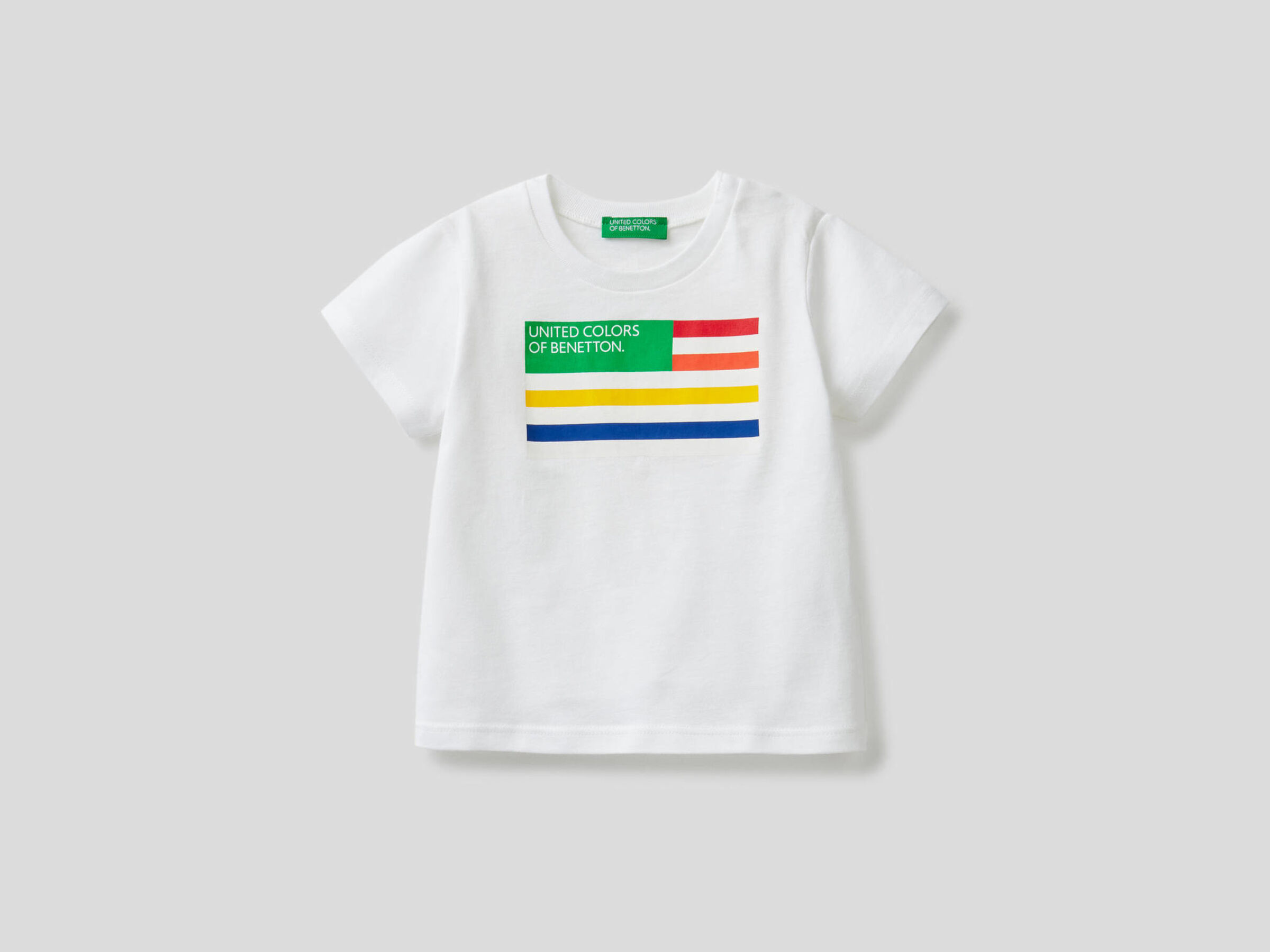 Organic cotton t-shirt with logo print image number null