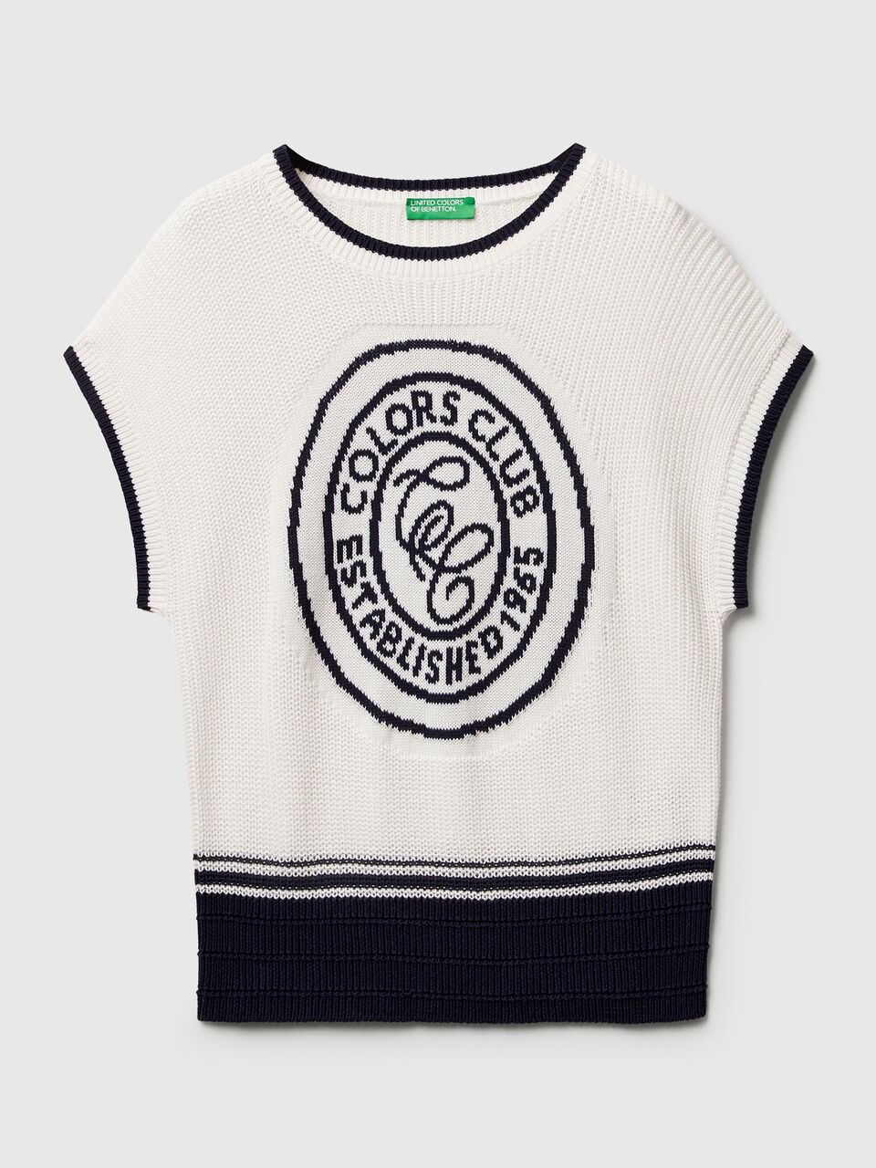 SLEEVELESS SWEATER Mujer image number 1