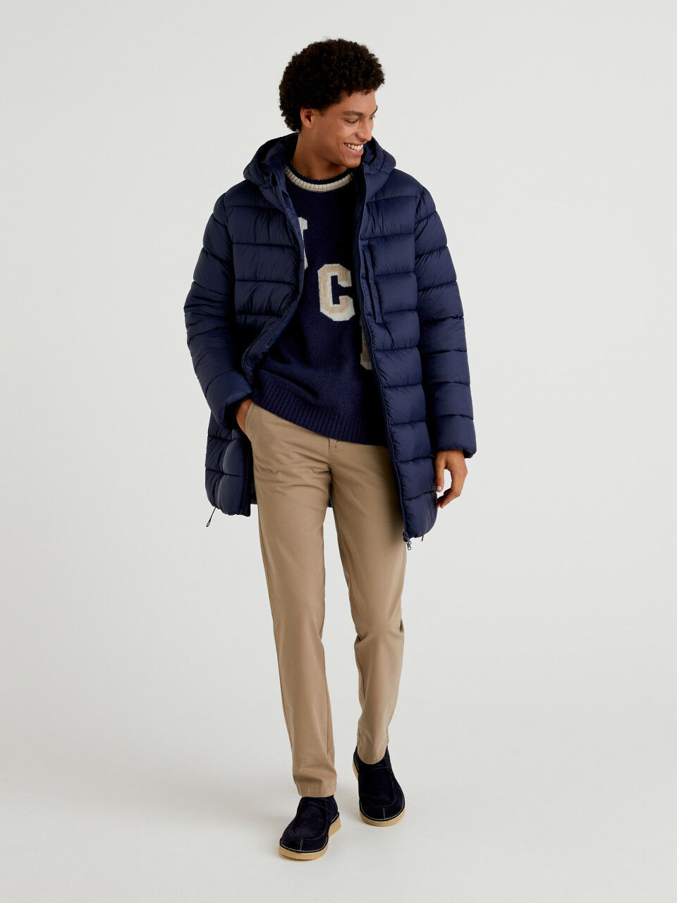 Men s Winter Puffer Jackets New Collection 2024 Benetton