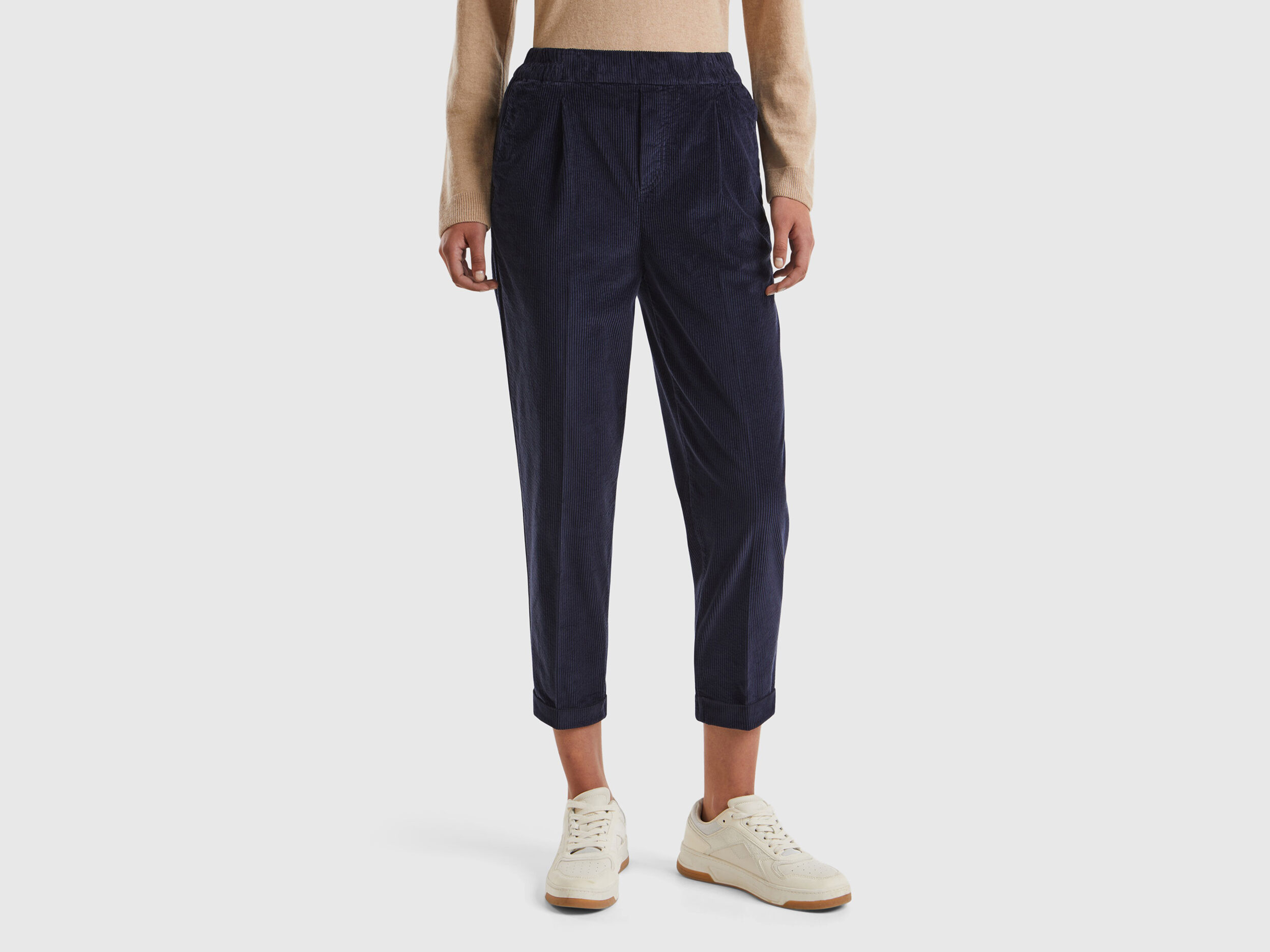 Pantaloni velluto benetton sale