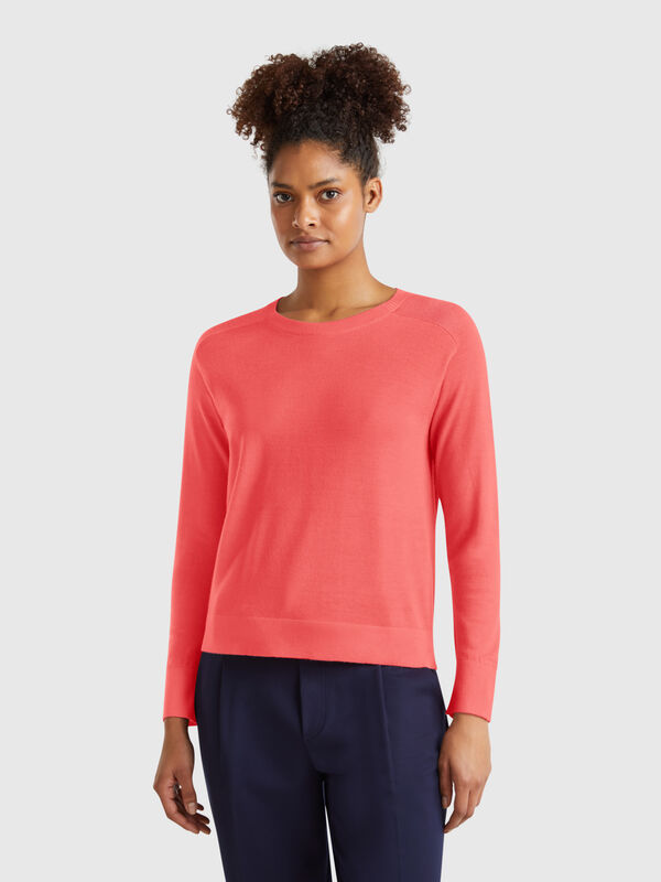 Jersey de pura lana merino Mujer