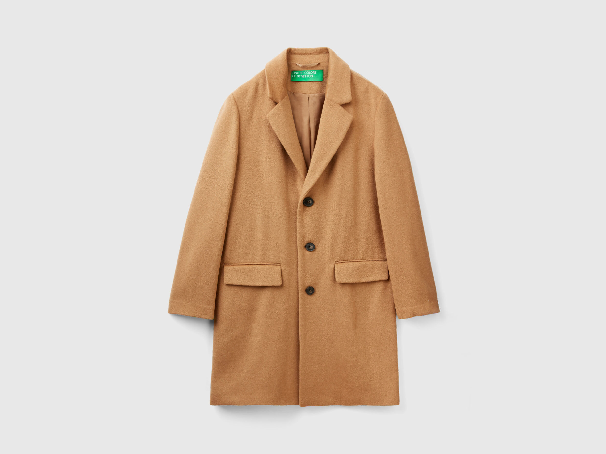 Camel coat benetton sales