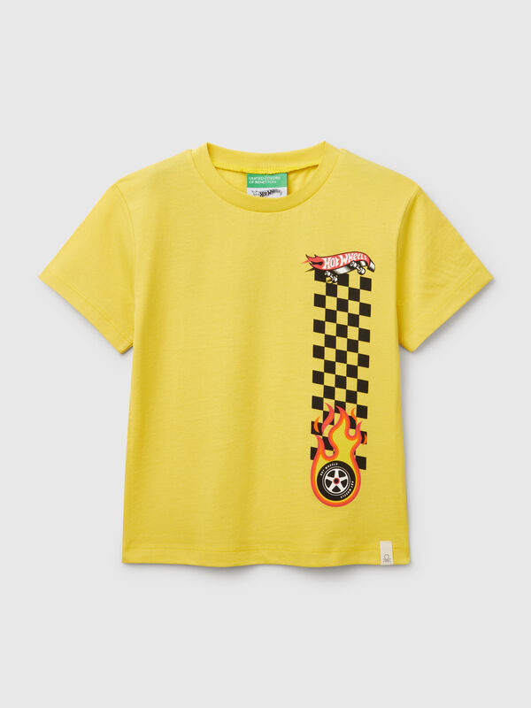 Camiseta de algodón Hot Wheels Niño
