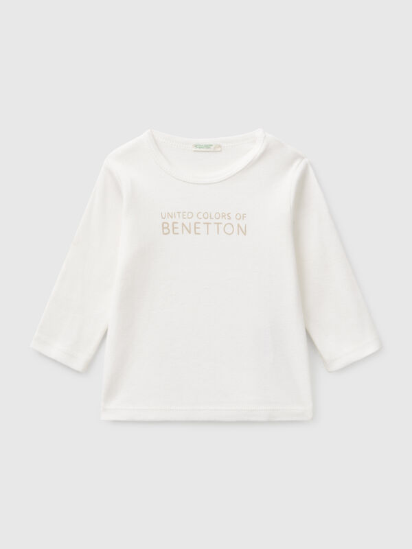 Camiseta de manga larga de algodón  Recién nacidos
