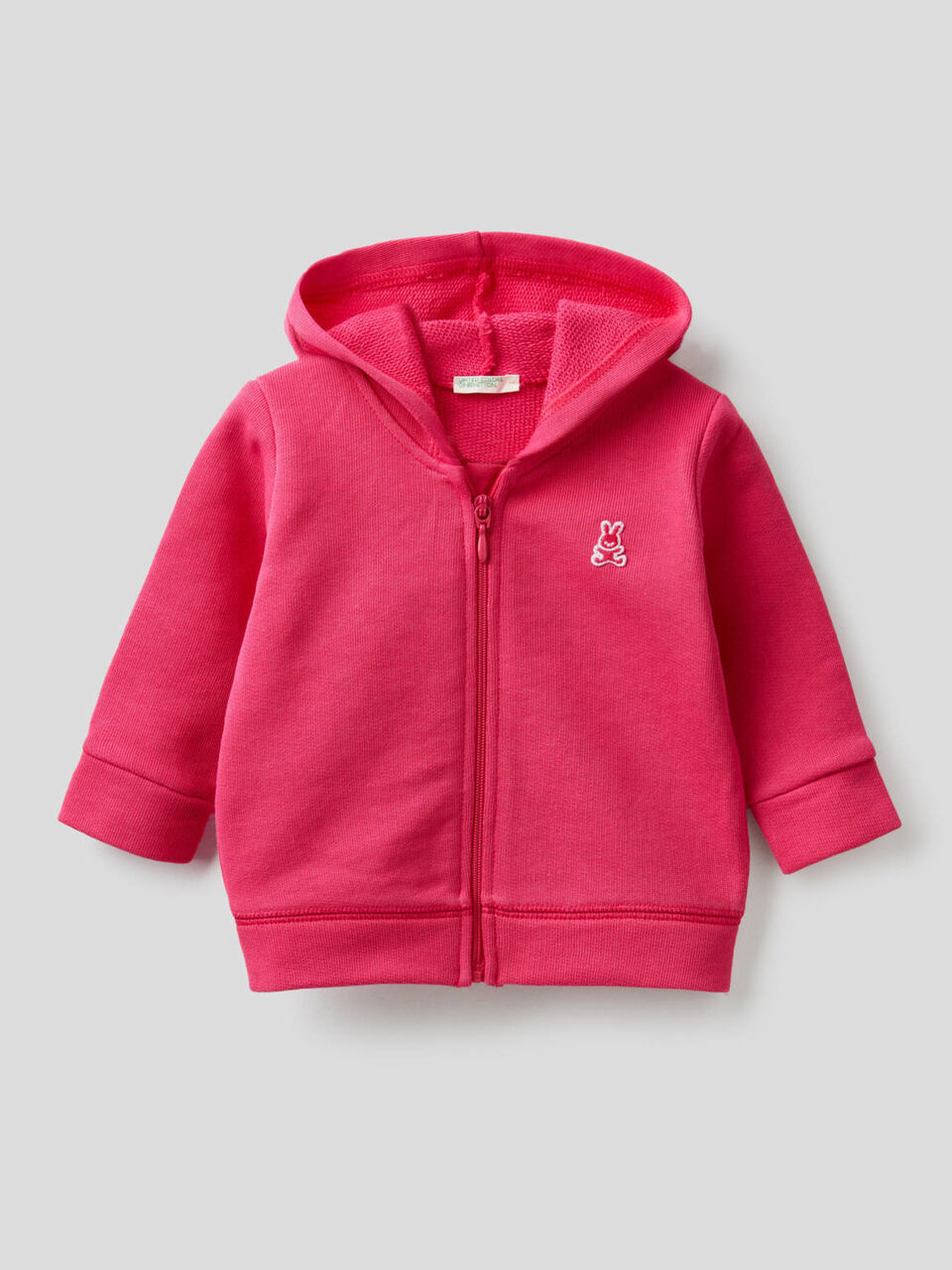 Sweatshirt with hood in organic cotton image number 1