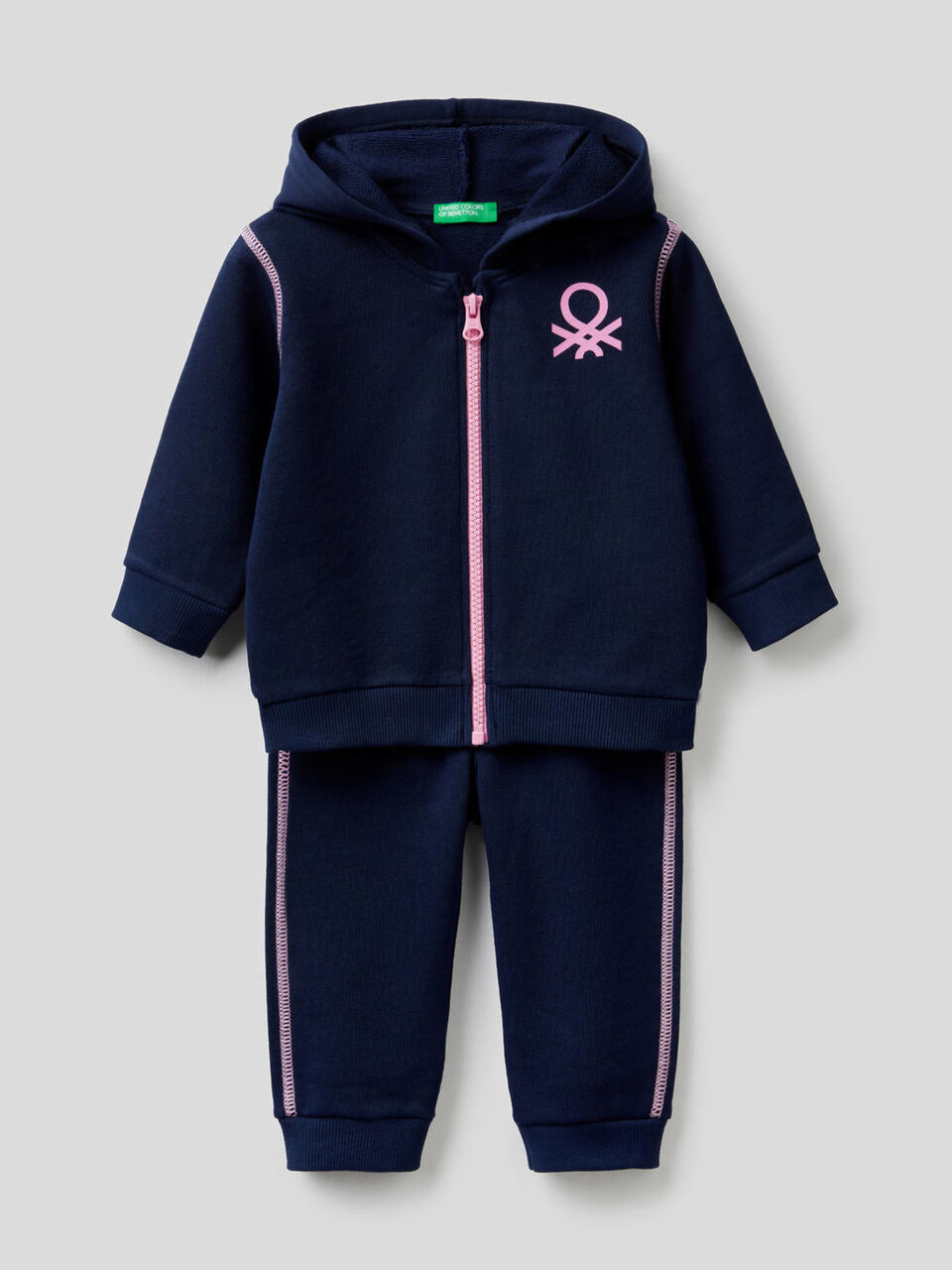 Sweat tracksuit in organic cotton image number 1