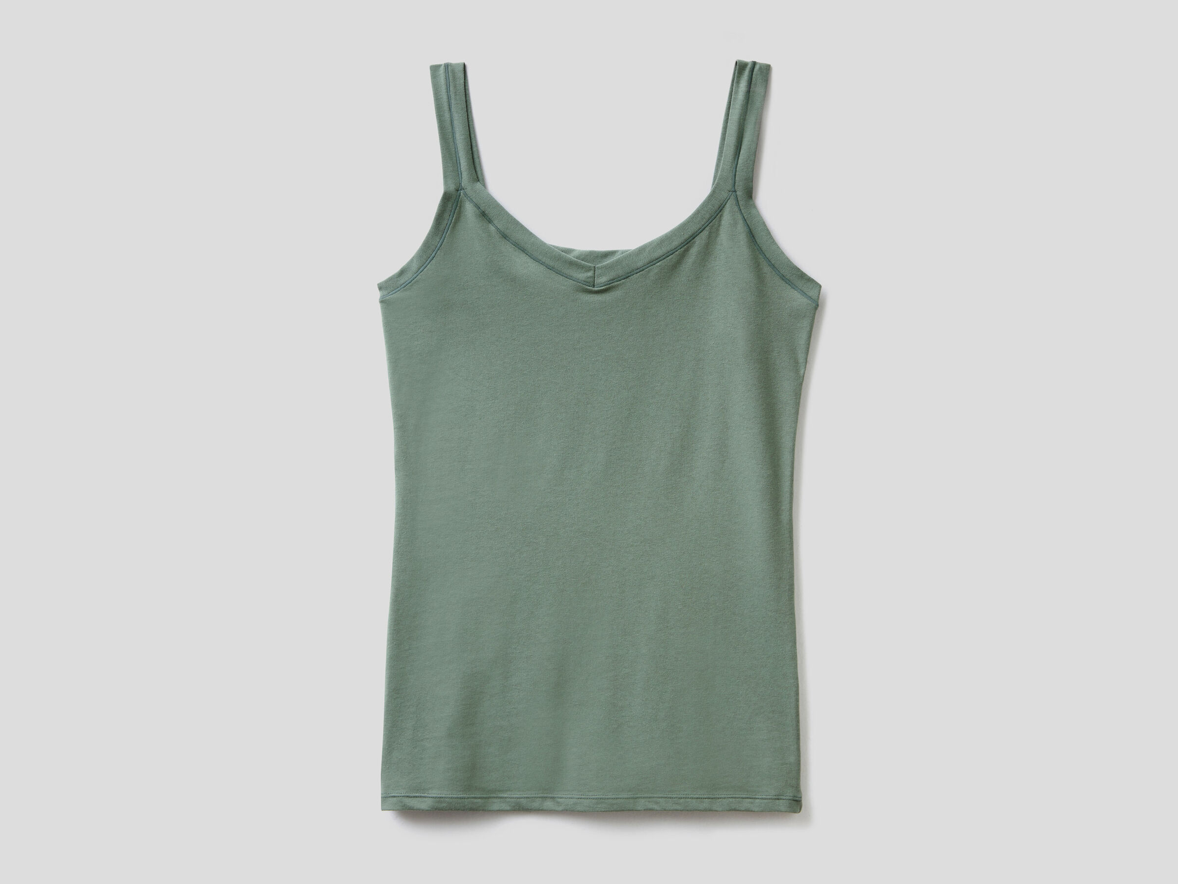 Tank top in super stretch organic cotton image number 3