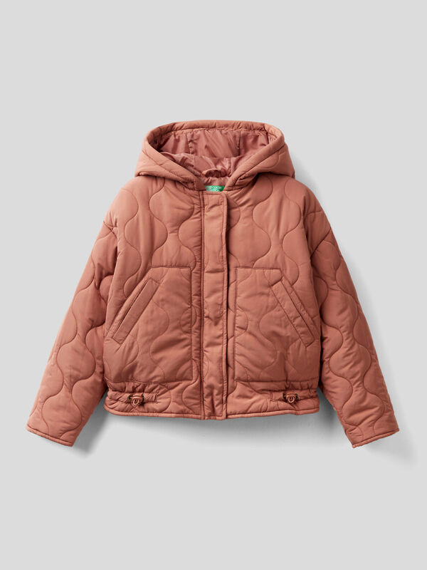 Padded jacket with hood Junior Girl