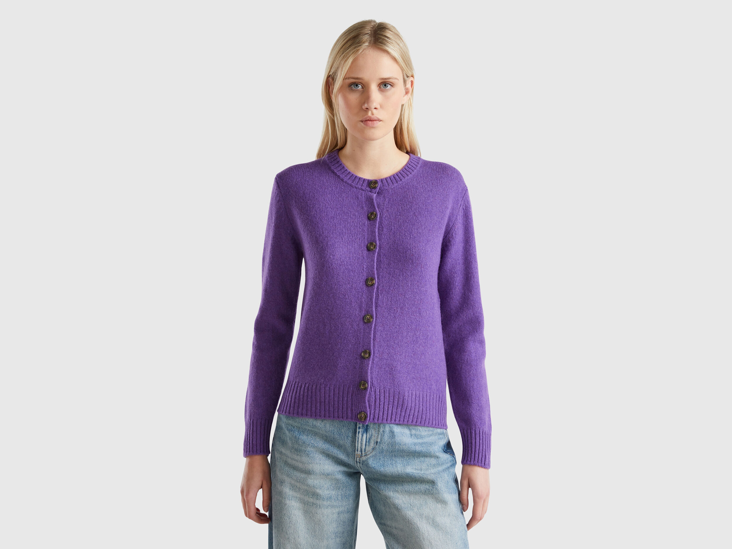 Benetton cashmere blend cardigan sales