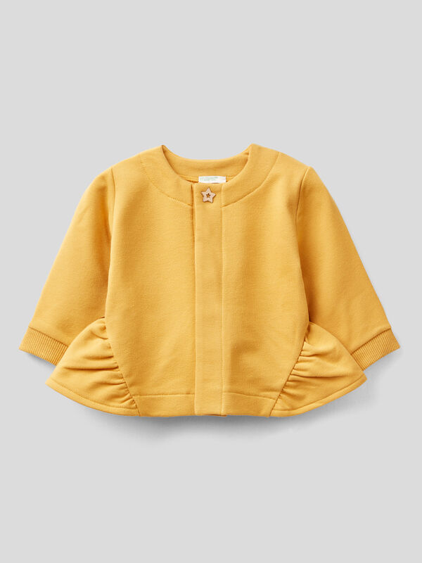 Warm hoodie with ruffles New Born (0-18 months)