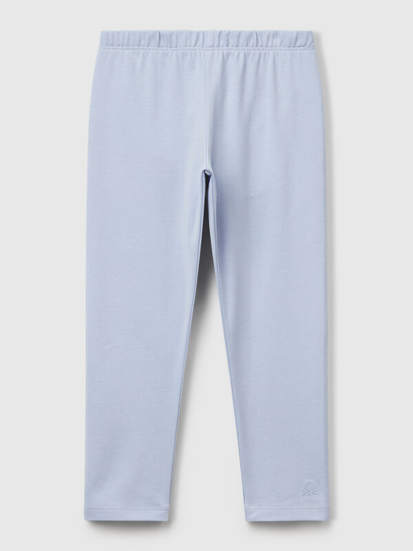 Leggings de algodón elástico Niña