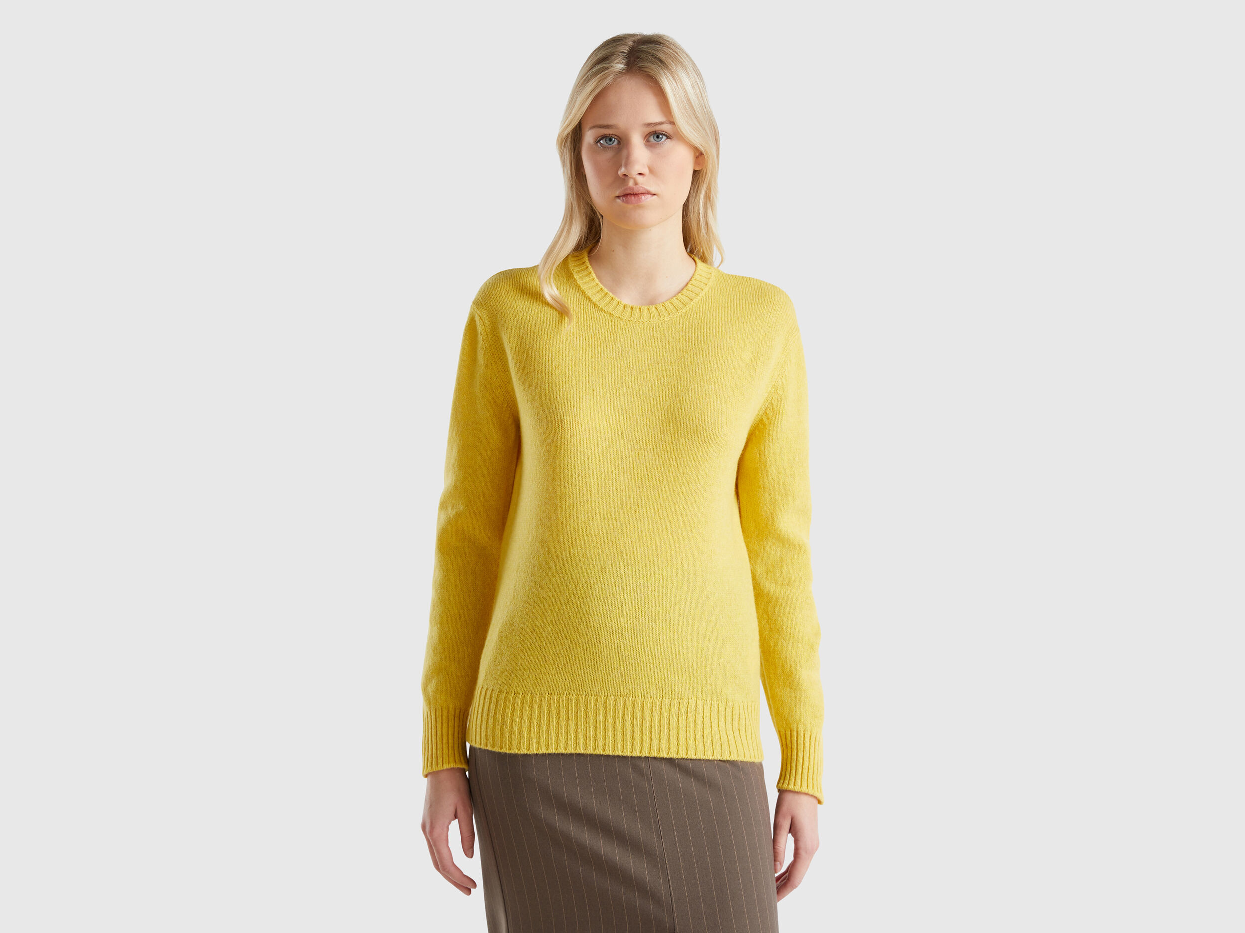 Shetland Wool Iconic Knitwear Women 2024 Benetton