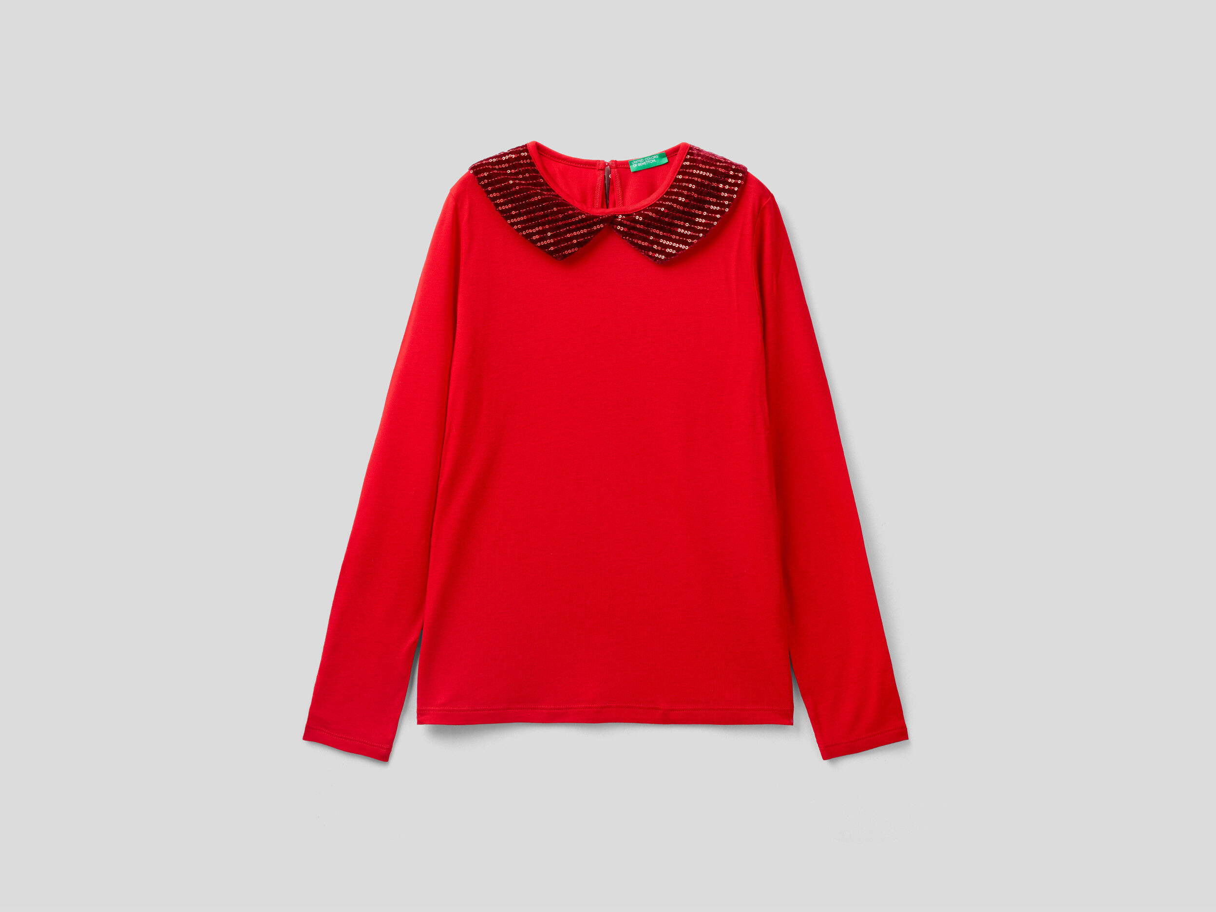 Sequin collar shirt 2025
