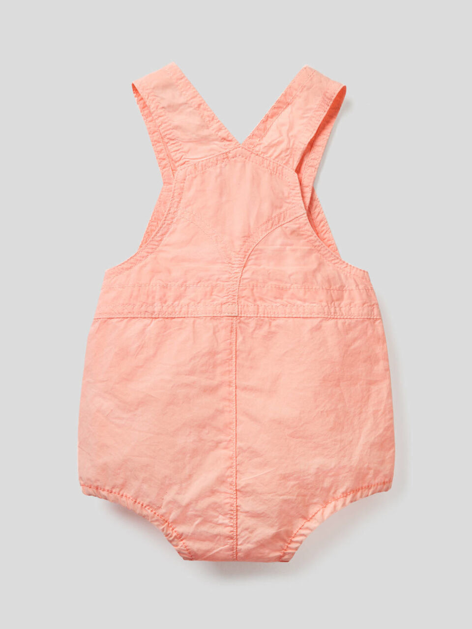 Overall onesie in 100% cotton image number 2
