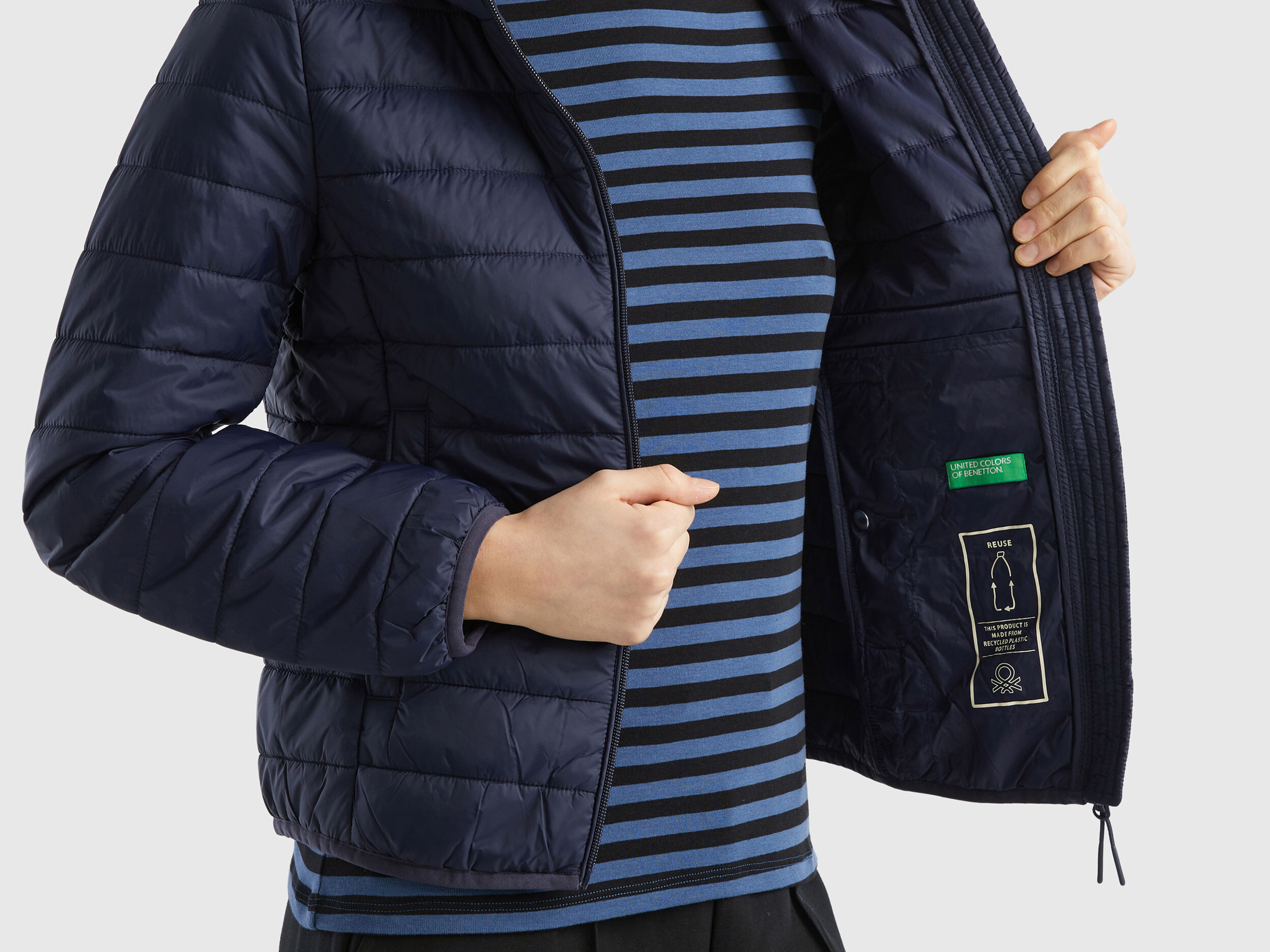 SWITCHING RIB 2WAY PUFFER JACKET – BEEDEN
