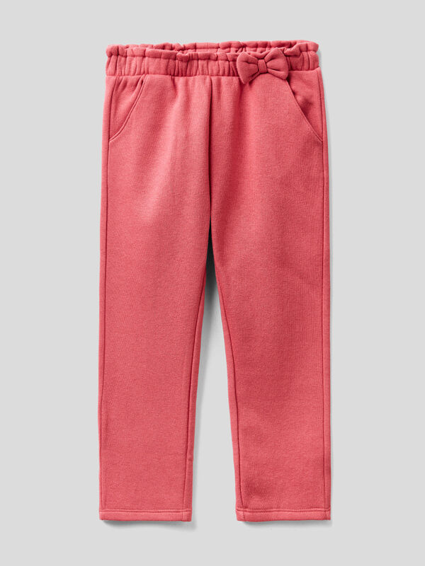 Warm sweatpants with bow Junior Girl