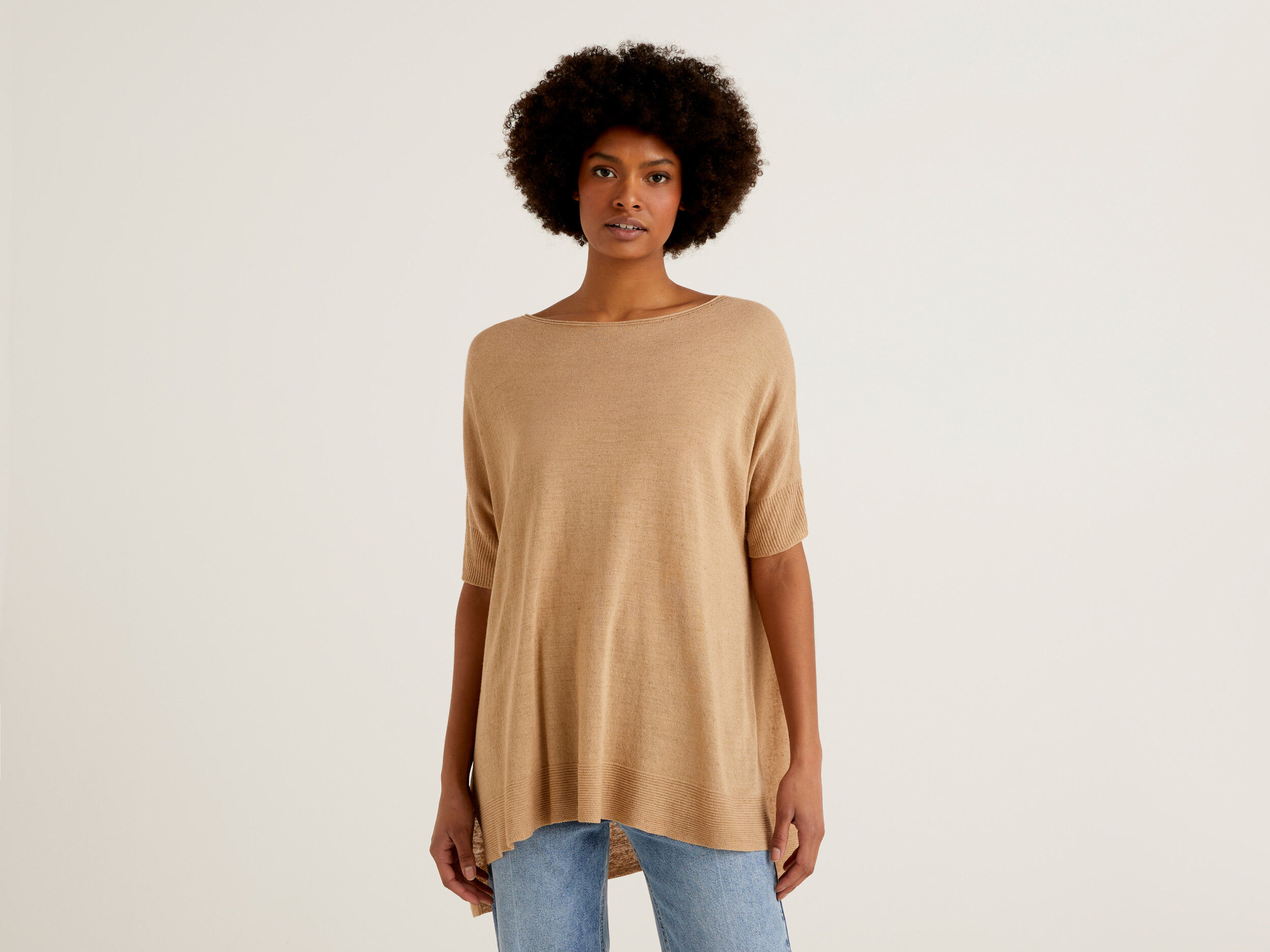 Oversized short sleeve sale sweater