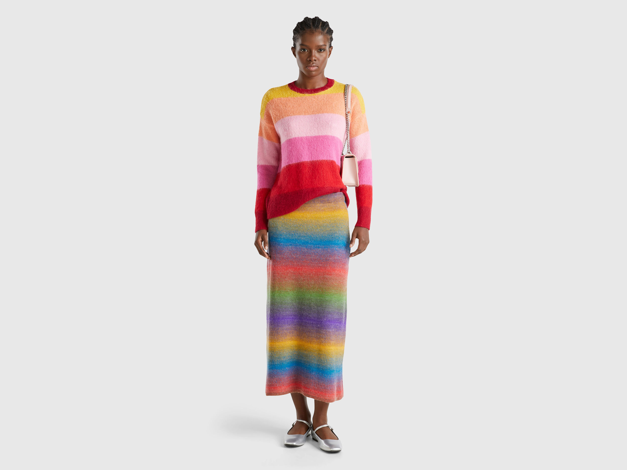 Multicolor sweater - Multi-color | Benetton