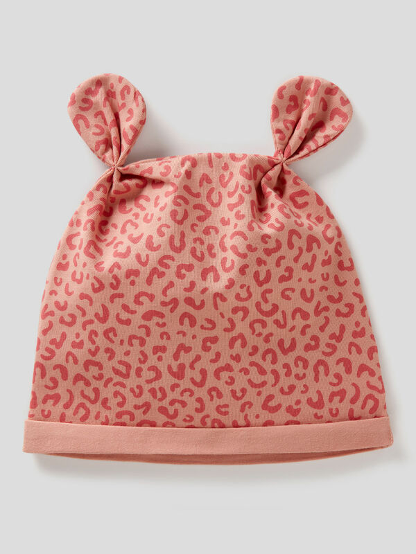Printed hat in 100% cotton New Born (0-18 months)