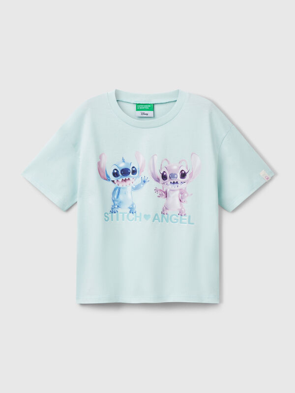 Camiseta boxy fit Lilo &amp; Stitch Niña