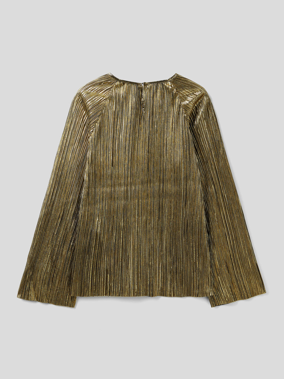 gold foil blouse