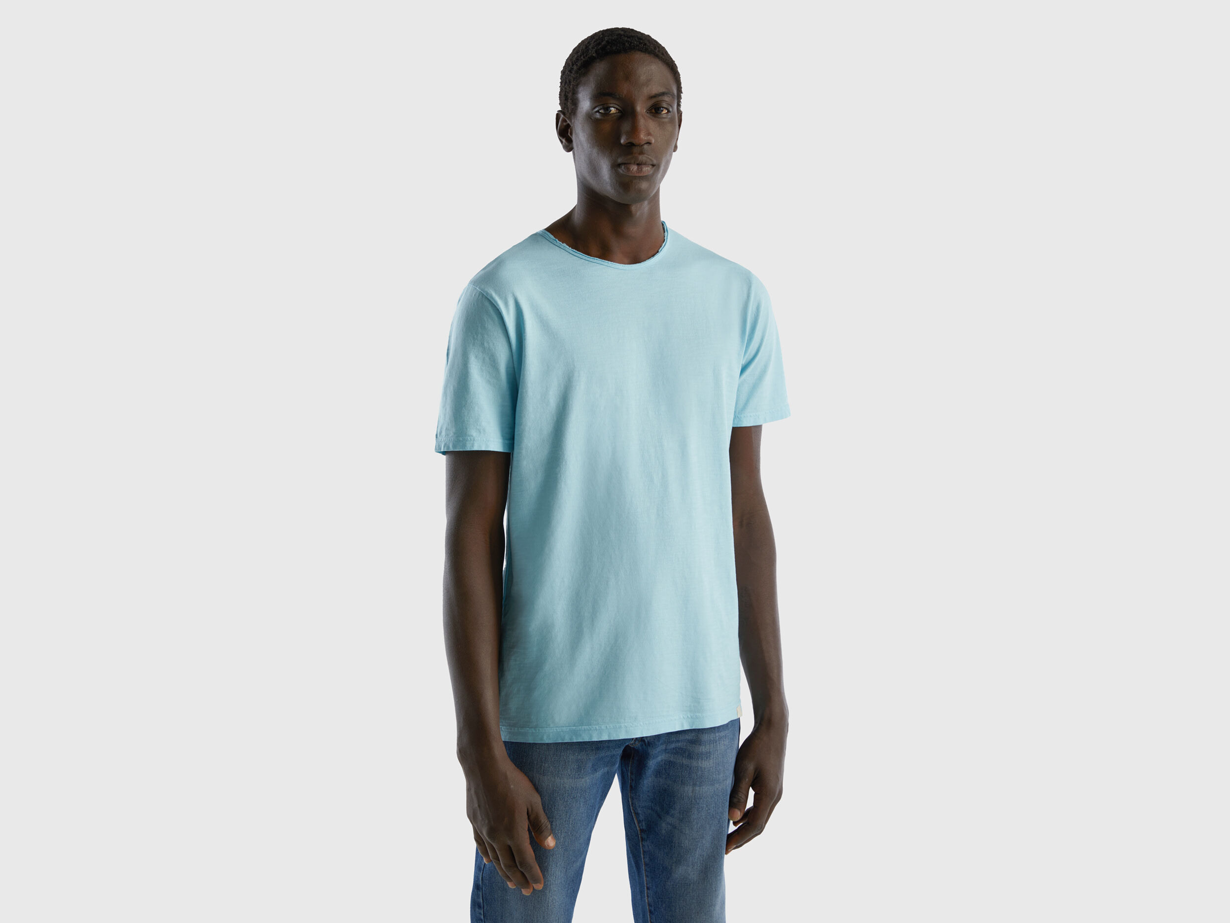 Pale blue cheap t shirt mens